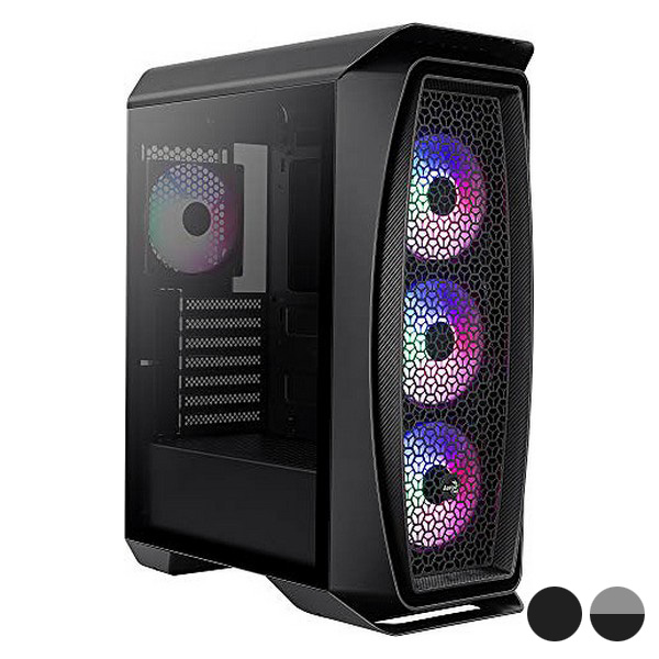 Micro ATX / Mini ITX / ATX MIDtower Case Aerocool Aero One Frost RGB LED Ø 12 cm